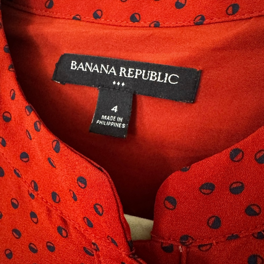 Banana Republic shirt dress sz 4